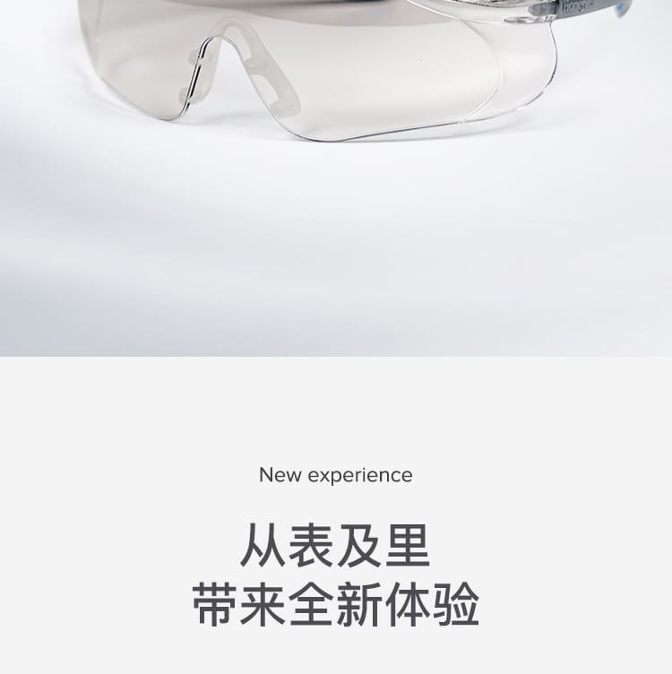霍尼韦尔（Honeywell） S300A 300112 蓝款银色镜片防护眼镜